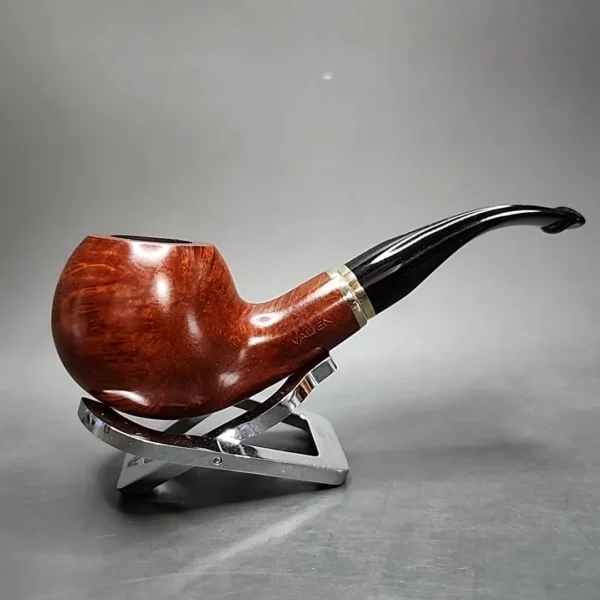 Vauen 3210 Smooth Bent Apple Estate Briar Pipe, Unsmoked, 9mm - Image 4