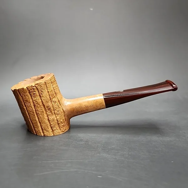 Mastro Geppetto Rusticated Cherrywood, Estate Briar Pipe Unsmoked - Image 4