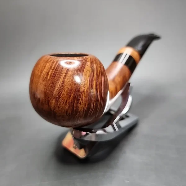 Jens Tao Nielsen Smooth Bent Apple Estate Briar Pipe, Danish Estates - Image 4