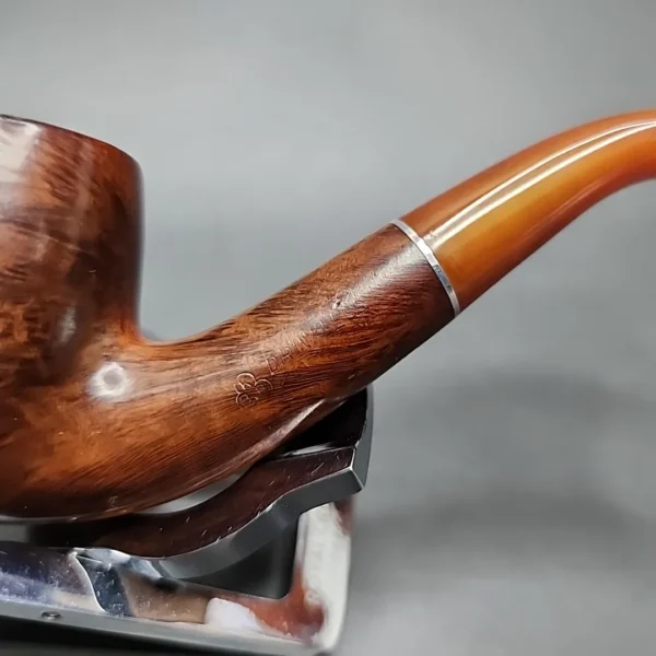 KB&B Kaywoodie Drinkless Suntan Rock Ambera 7214 Estate Briar Pipe, American Estates [SOLD] - Image 4