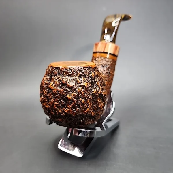 Ardor Urano 2021 Rusticated Cannonball Estate Briar Pipe, Unsmoked [SOLD] - Image 5