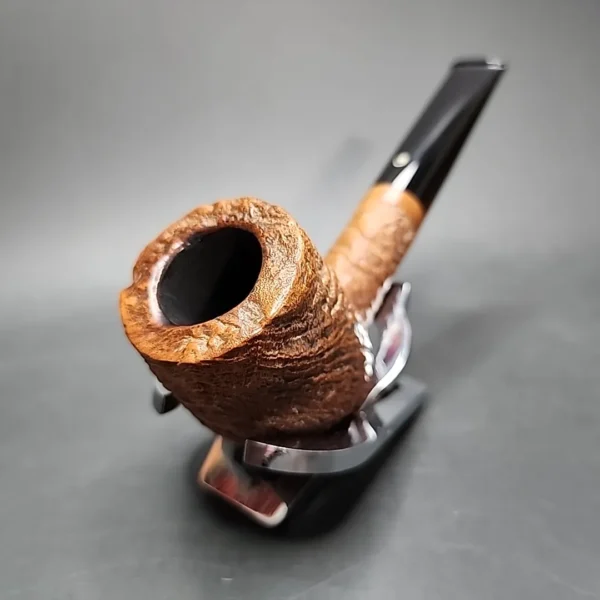 JT Cooke Sandblast Billiard Estate Briar Pipe, American Estates [SOLD] - Image 5