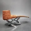 Pipe Tristan Shape 55 Rusticated Handmade Briar Pipe - Image 5