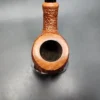 Rinaldo Lithos YYY Rusticated Bent Egg Estate Briar Pipe, Italian Estates - Image 5