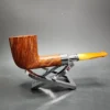 Peterson Amber Spigot 120 Smooth Dublin Estate Briar Pipe, Unsmoked [SOLD] - Image 4