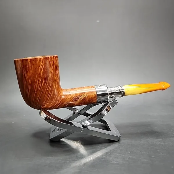 Peterson Amber Spigot 120 Smooth Dublin Estate Briar Pipe, Unsmoked [SOLD] - Image 4