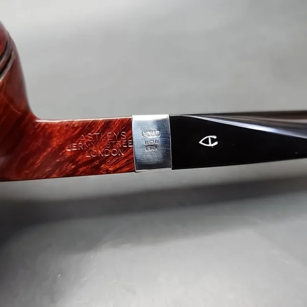 Astleys by Les Wood Canted Bulldog Estate Briar Pipe, Unsmoked [SOLD] - Image 5