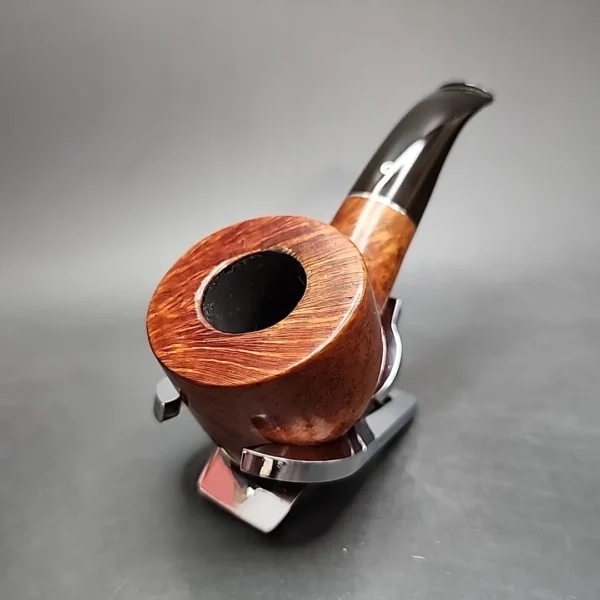Kaywoodie Handmade "Paul Bunyan" Wide Pot Estate Briar Pipe, 4Hole Stinger, American Estates - Image 5
