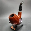 Vauen 6873 Smooth Bent Egg Estate Briar Pipe, Unsmoked, 9mm - Image 5