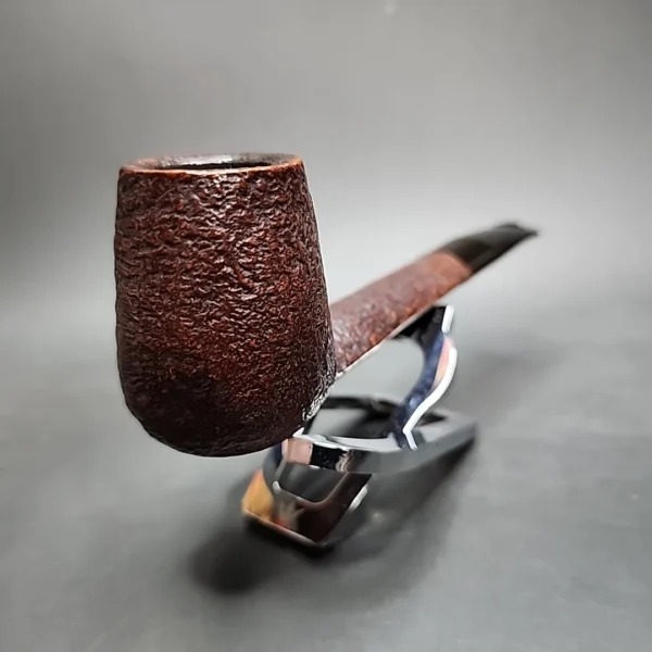 Savinelli Classica 824 KS Sandblasted Brandy Estate Briar Pipe, Italian Estates - Image 5