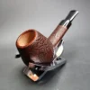 AJ Pipes Sandblasted Straight Brandy Handmade Briar Pipe, New - Image 5