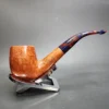 Savinelli Fantasia 606 KS Smooth Bent Billiard Briar Pipe, 6mm - Image 5