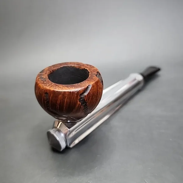 Kirsten L Metal & Briar Estate Pipe, American Estates - Image 5