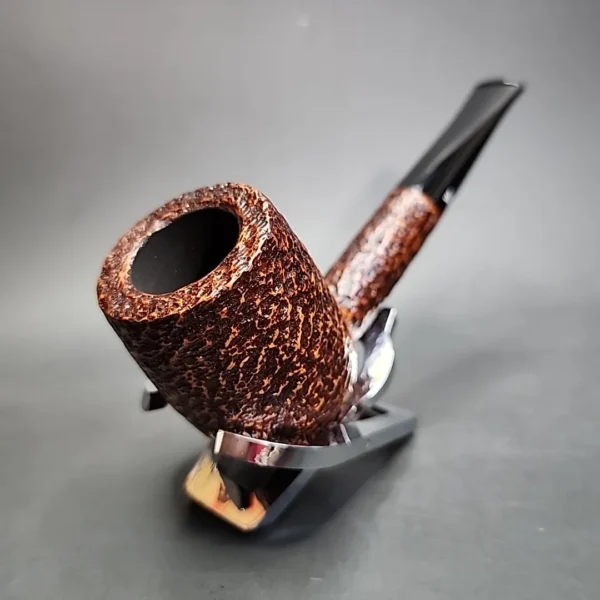 Savinelli Hercules 111 EX Rusticated Straight Billiard Briar Pipe, New - Image 5