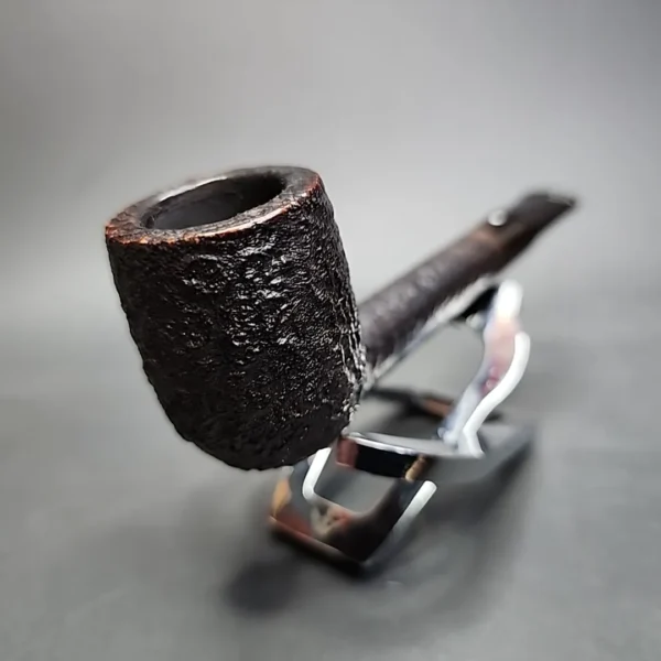 1982 Dunhill Shell 31111 Sandblasted Lovat Estate Briar Pipe, English Estates - Image 5