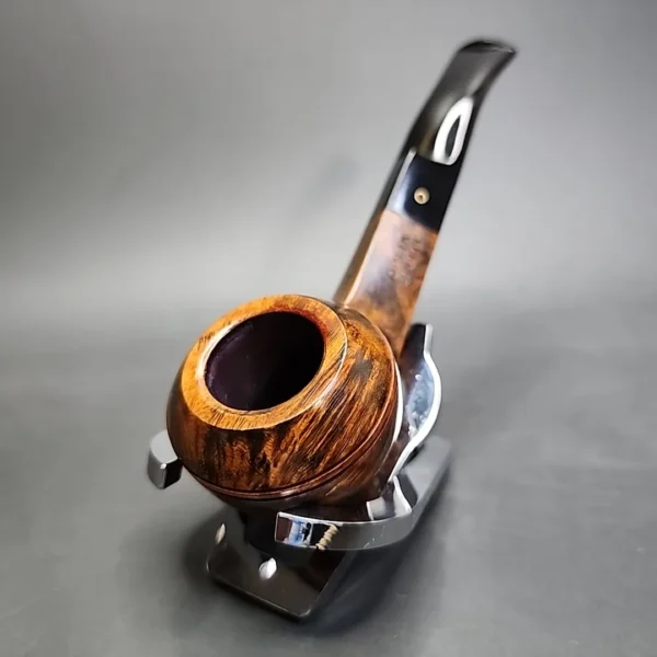 Orlik London 56071 Smooth Bent Bulldog Estate Briar Pipe Unsmoked - Image 5