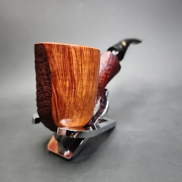Savinelli Autograph 4 Partially Sandblasted Freehand Estate Briar, Pipe Unsmoked - Image 5