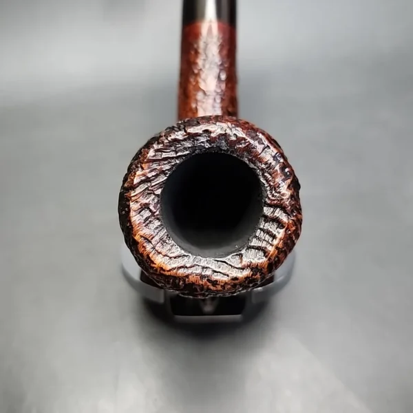Viprati Sandblasted Pear Estate Briar Pipe, Italian Estates - Image 5