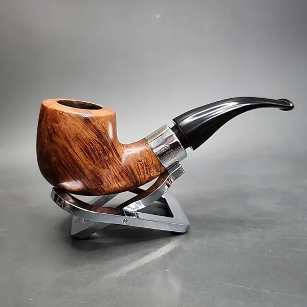 Peterson Antique Collection 1909 Smooth Bent Pot Estate Briar Pipe, Irish Estates - Image 5