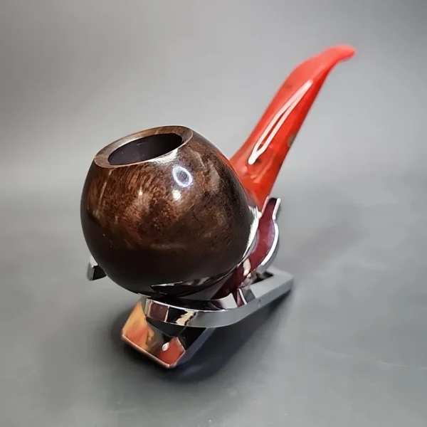 Chacom Volute Smooth Bent Apple Estate Briar Pipe, Unsmoked - Image 5