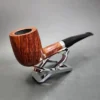 Gigi Fiamma Smooth Flame Grain Straight Billiard Estate Briar Pipe, Unsmoked 9mm - Image 5