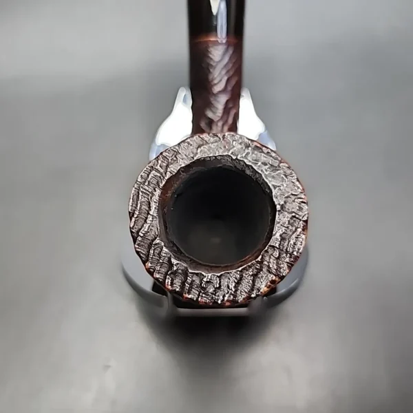 Sasieni 4Dot Ruff-Root Dark Bent Dublin Estate Briar Pipe, English Estates - Image 5