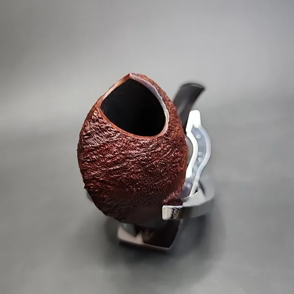 David S. Huber Sandblasted Blowfish Estate Briar Pipe, American Estates - Image 5