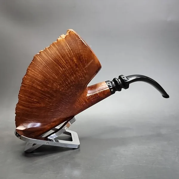 Julius Vesz Hand Cut B Magnum Freehand Estate Briar Pipe, Canadian Estates - Image 5