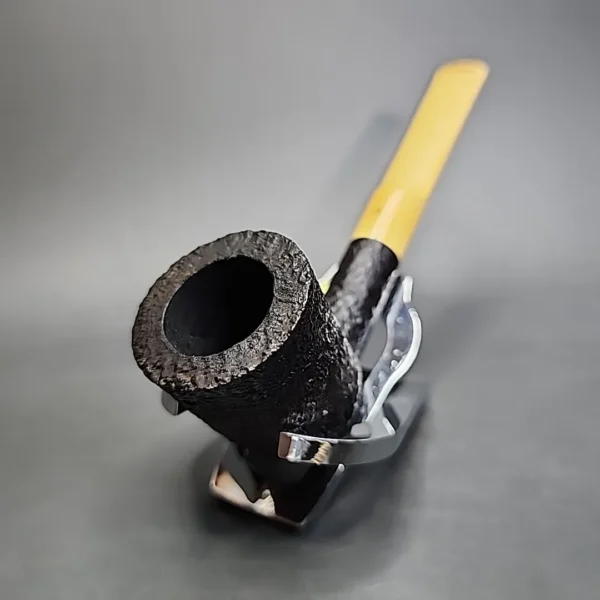 Dunhill Shell Briar 3205 w/ Galalith stem, Dublin Estate Briar Pipe, English Estates - Image 5