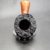 Bennie Joe Partially Rusticated Acorn Handmade Briar Pipe, New - Image 5