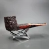 Ascorti Business KS Rusticated Billiard Estate Briar Pipe, Italian Estates - Image 5