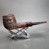 Caminetto Business 121 Straight Brandy Estate Briar Pipe, Italian Estates - Image 5
