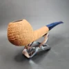 Pipe Tristan Sandblasted Bent Apple Handmade Briar Pipe, New [SOLD] - Image 5