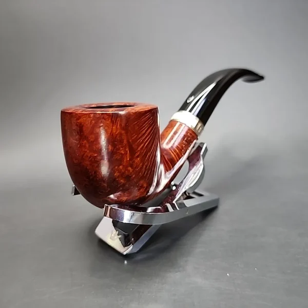 Astleys by Les Wood, Smooth Bent Billiard Estate Briar Pipe, Unsmoked [SOLD] - Image 5