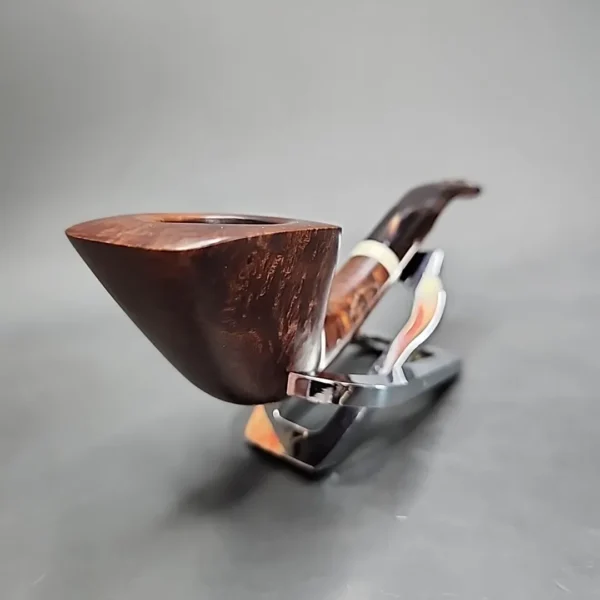 The Briar Workshop Smooth Bent Dublin Estate Briar Pipe, American Estates - Image 5