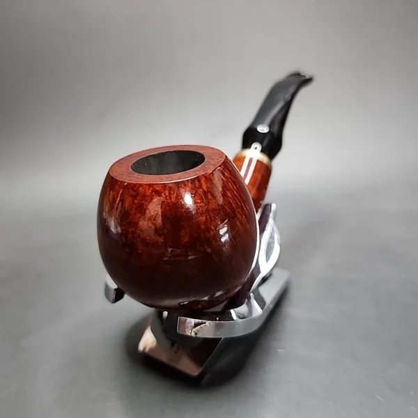 Vauen 6842 Smooth Bent Apple Estate Briar Pipe, Unsmoked, 9mm [SOLD] - Image 5