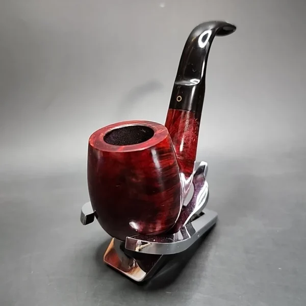 Orlik Rose 21478 Smooth Bent Billiard Estate Briar Pipe, Unsmoked [SOLD] - Image 5