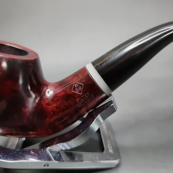 BBB Filter Deluxe 398 Smooth Bent Apple Estate Briar Pipe - Image 5