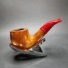 Savinelli Mini 601 Smooth Bent Billiard Nosewarmer Estate Briar Pipe, 6mm, Italian Estates - Image 5