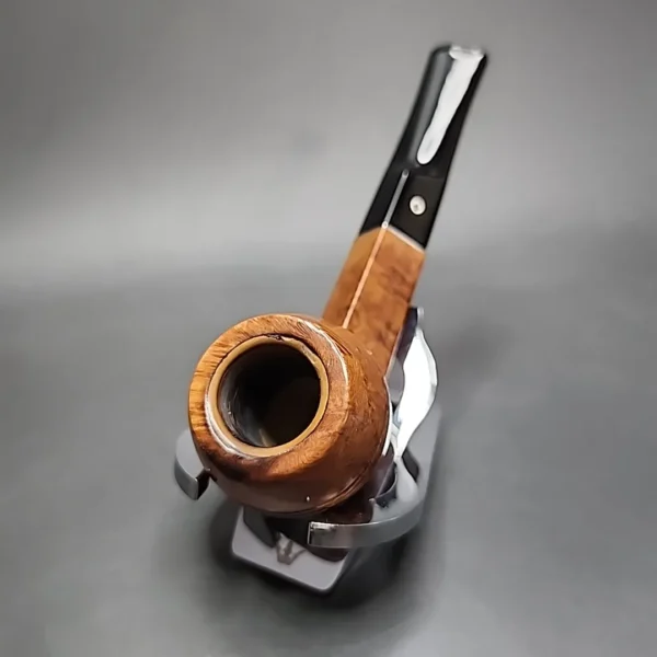 Kaywoodie Flame Grain Meerschaum Lined 12B Estate Briar Pipe, American Estates - Image 5