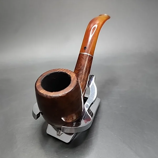 KB&B Kaywoodie Drinkless Suntan Rock Ambera 7214 Estate Briar Pipe, American Estates [SOLD] - Image 5