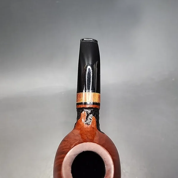 Daniel Mustran Partially Rusticated Brandy Estate Briar Pipe, Croatian Estates - Image 6