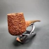 Pipe Tristan Shape 55 Rusticated Handmade Briar Pipe - Image 6