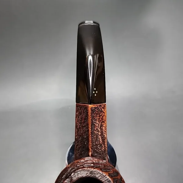 Sasieni Four Dot Grosvenor Patent, Rusticated Bulldog Estate Briar Pipe, English Estates - Image 6