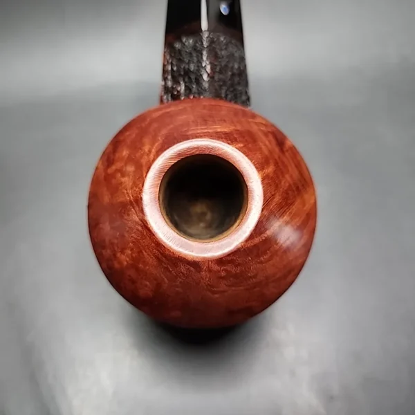 Ardor Urano Big 2021 Partially Rusticated Bulldog Estate Briar Pipe, Italian Estates [SOLD] - Image 6