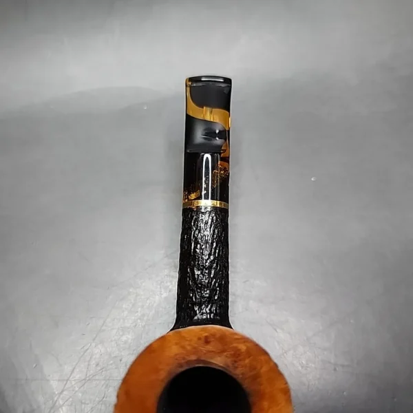 Savinelli Oscar Tiger 311 KS Poker Estate Briar Pipe, 6mm, Italian Estates [SOLD] - Image 6