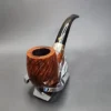 BBB Turnberry 304 Smooth Bent Billiard w/ Silver Estate Briar Pipe, Unsmoked - Image 6