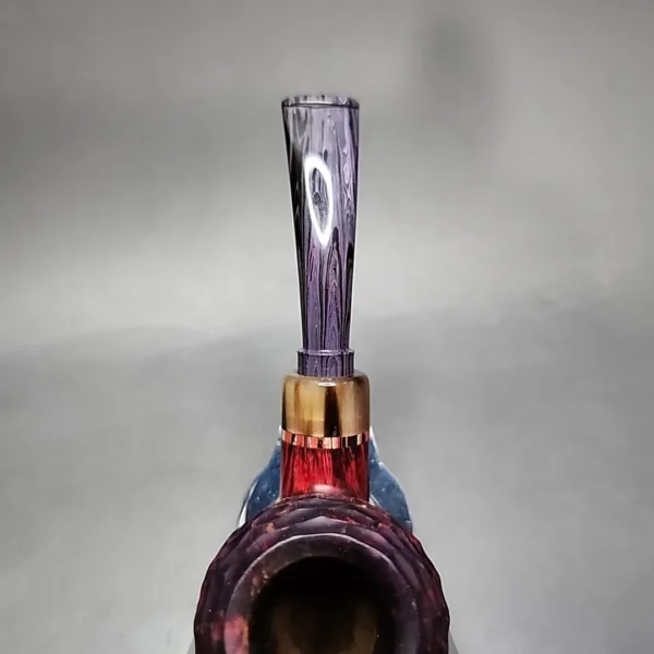 Andrey Kharitonov Rusticated Bent Egg Estate Briar Pipe, Russian Estates [SOLD] - Image 6