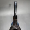 Castello Sea Rock Briar 56F Rusticated Bulldog Estate Briar Pipe, Italian Estates - Image 6