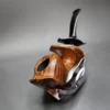 Ichi Kitahara 2015 Asymmetrical Horn Handmade Briar Pipe, Unsmoked [SOLD] - Image 6